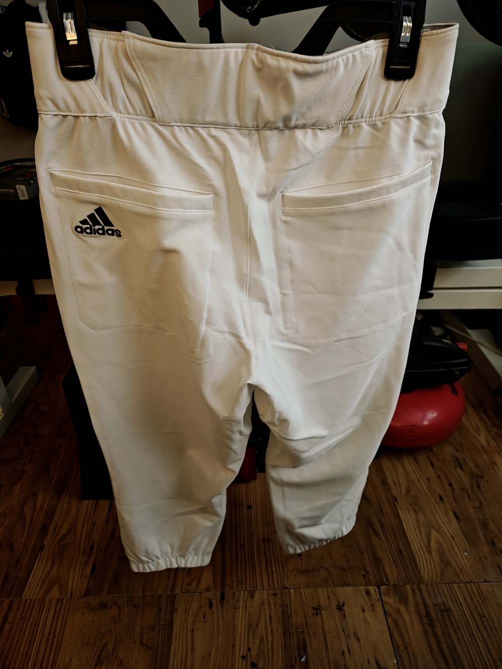 Adidas White Baseball / Athletic Pants